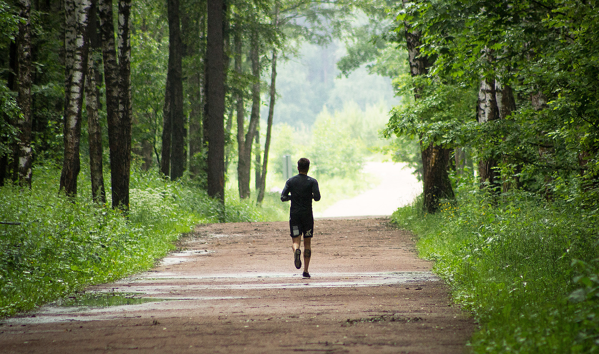 Caught walking naked public trail image