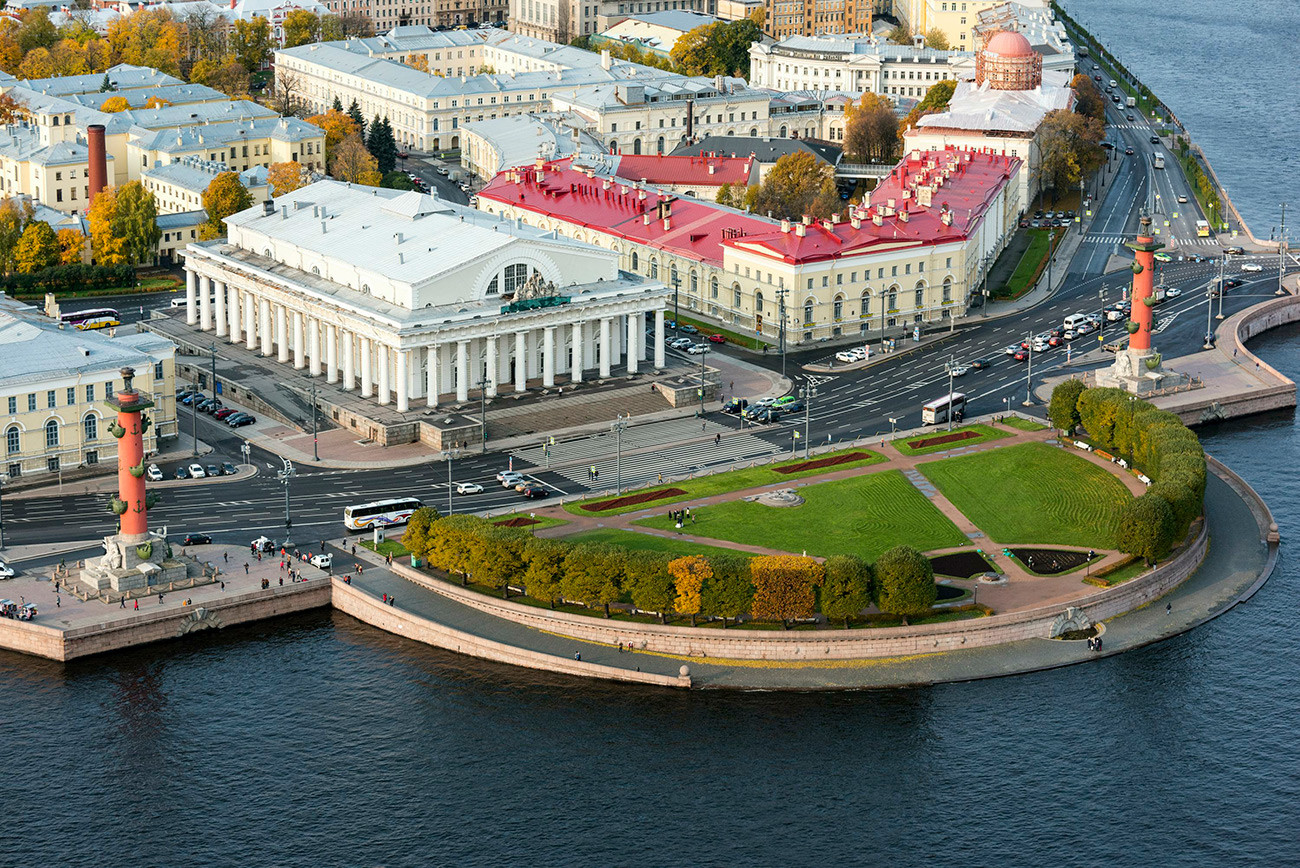 Васильевский остров Санкт-Петербург биржевая площадь