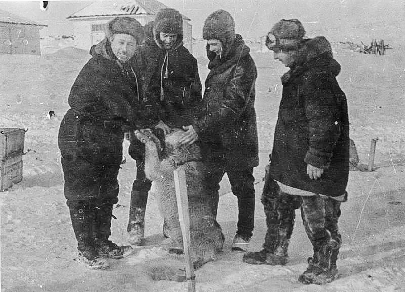 Экспедиция Папанина на Северный полюс 1937