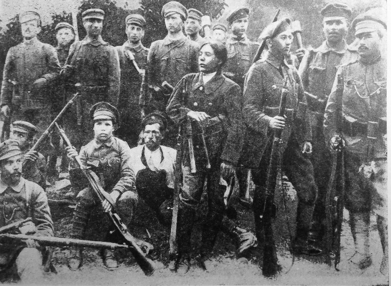 Отряд бойцы красной армии 1918