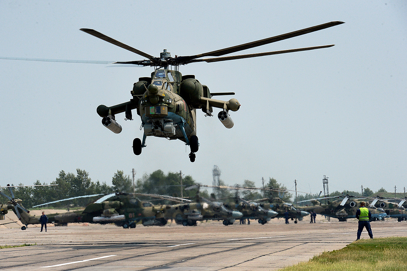 Helicóptero russo Mi-28 (Fonte: Vitáli Ankov/RIA Nôvosti)