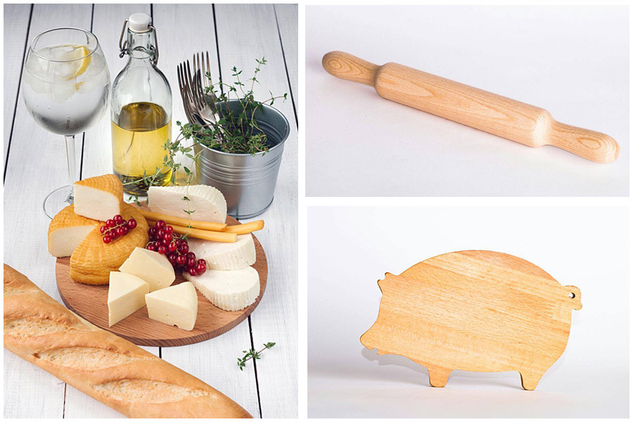 Des ustensiles de cuisine en bois Made in Russia investissent les