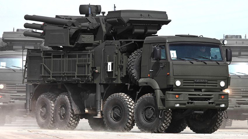 Pantsir-S1 is a Russian made short to medium range anti-aircraft system.