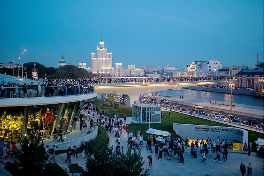 Zarjadje je zanimljivo mjesto za istraživanje i Moskovljanima, a kamoli posjetiteljima.