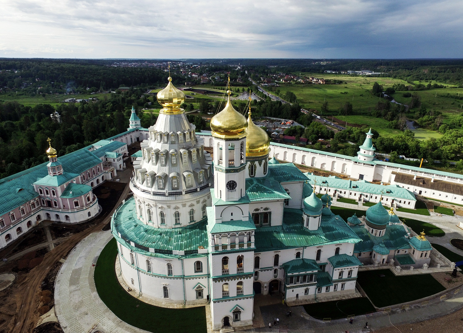 The New Jerusalem Stauropegic Monastery in Istra.