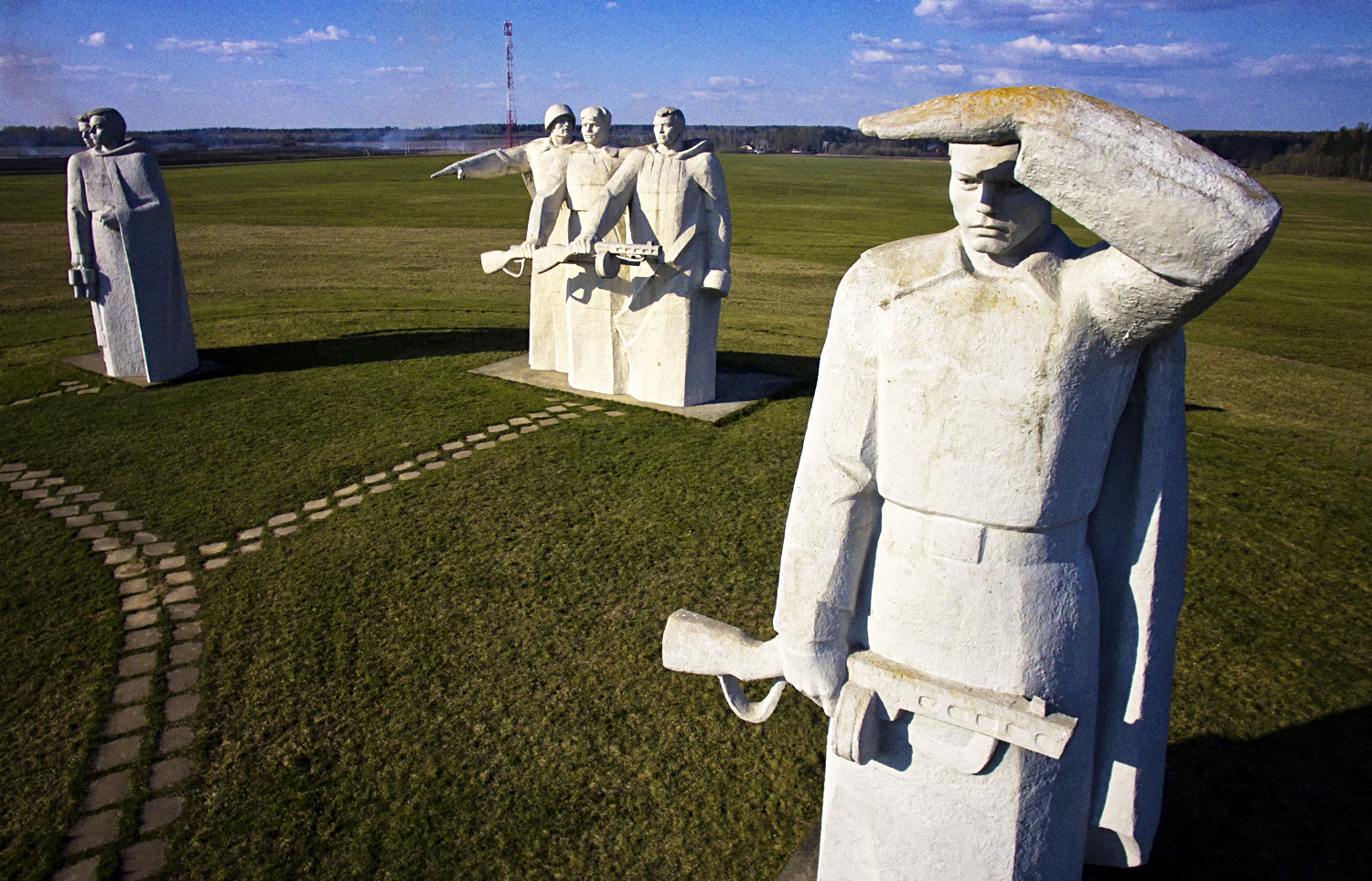The monument to Panfilov's Twenty Eight Guardsmen in Volokolamsky District.