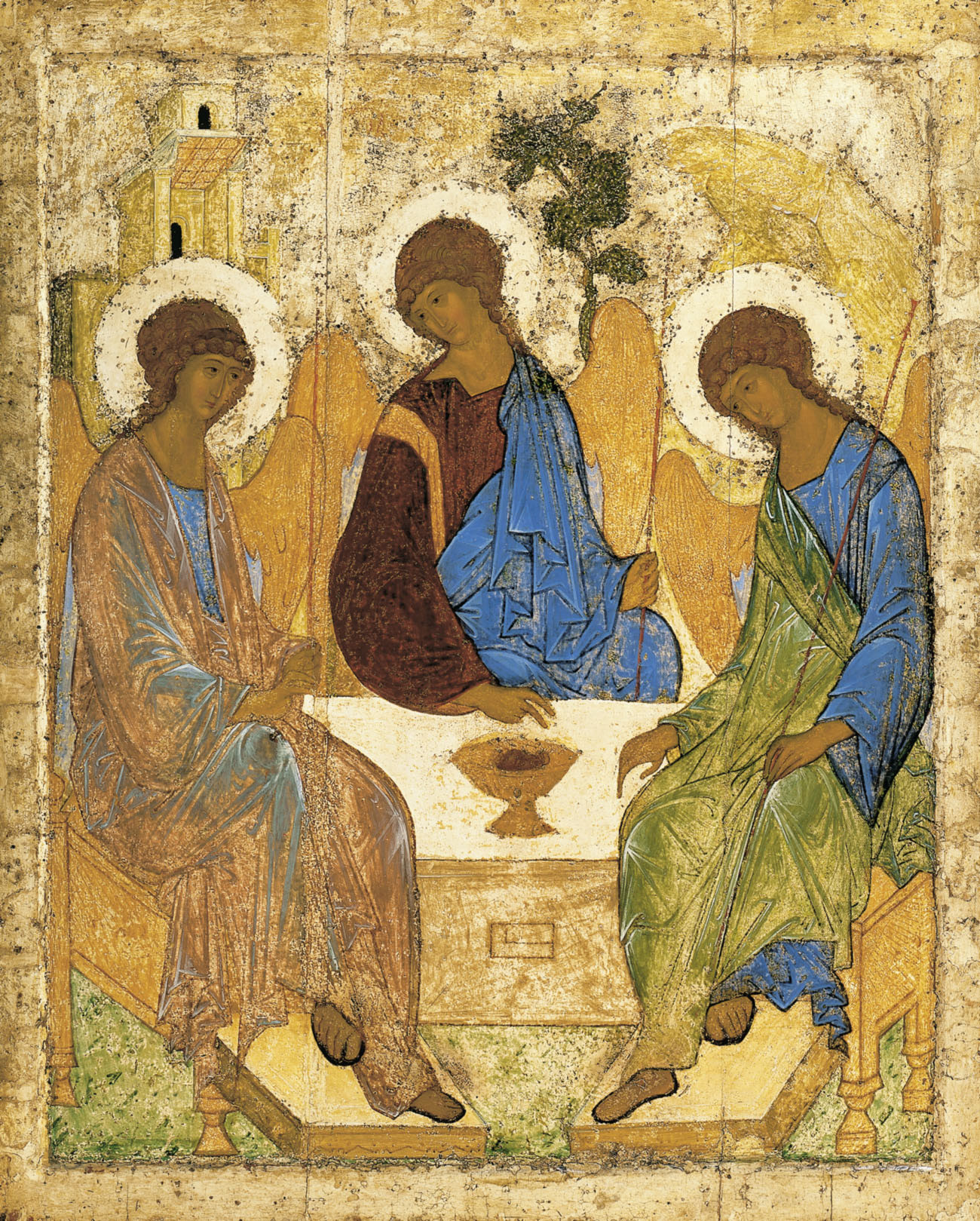 Icône de la Trinité par Andreï Roublev