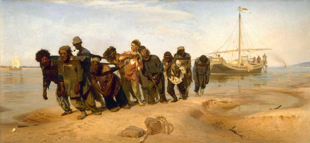 Les Bateliers de la Volga par Ilya Repine 