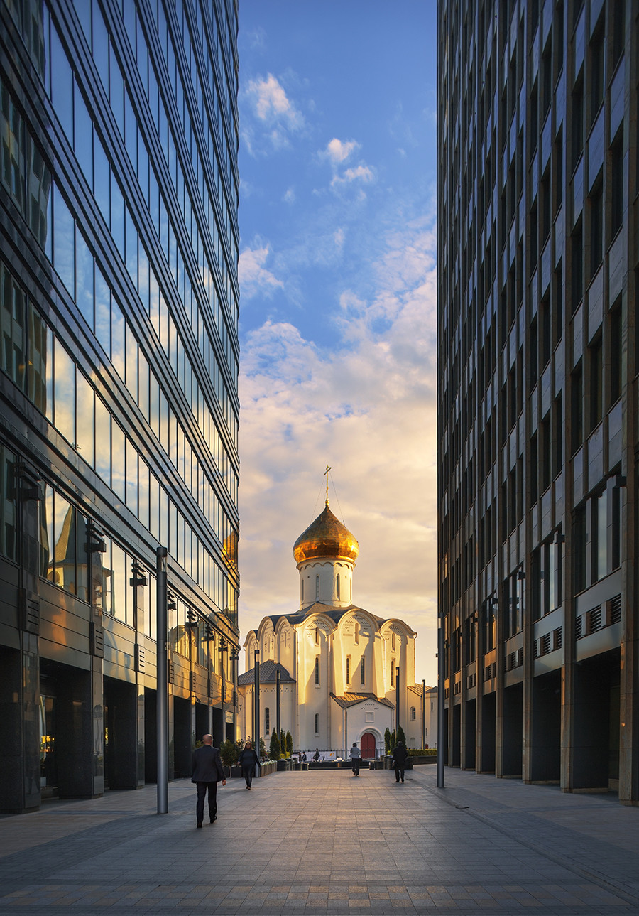 In Russia the number of churches almost equals the number of hospitals.