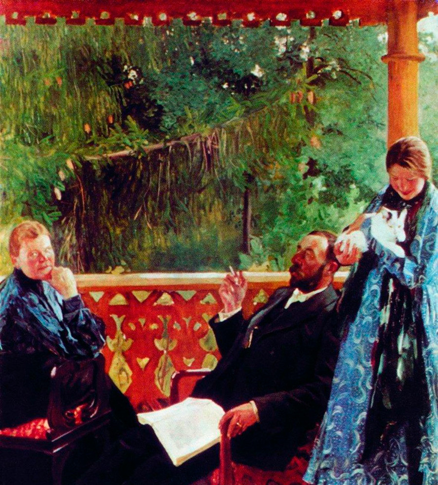 Les Polenov par Boris Koustodiev