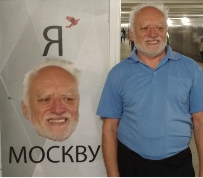 How Hide The Pain Harold Visited Moscow And Fueled New Memes