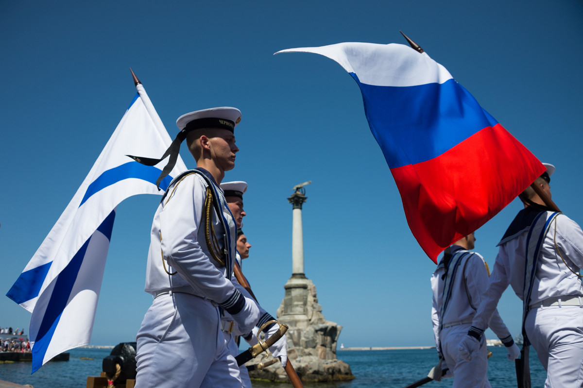 旧ソ連海軍セーラー服 ロシア水兵服 北方艦隊