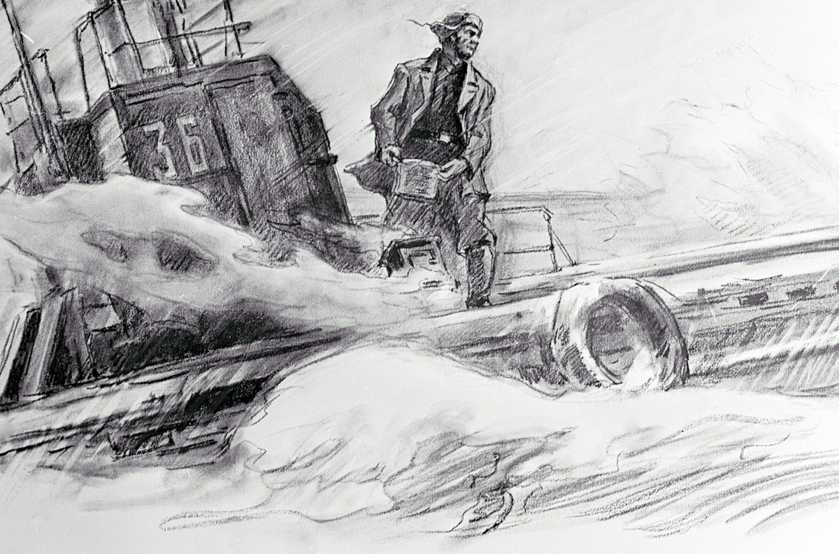 Reproduction of the drawing
