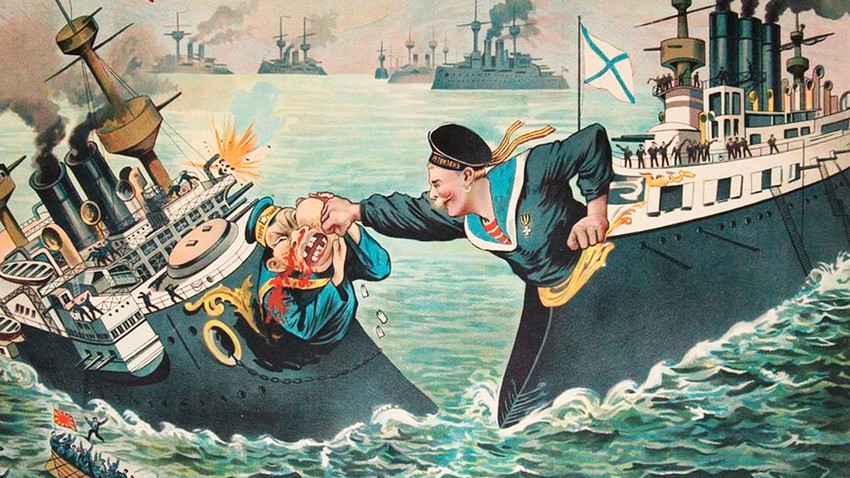 Tak Sesuai Harapan 15 Poster Perang Rusia Jepang  yang 