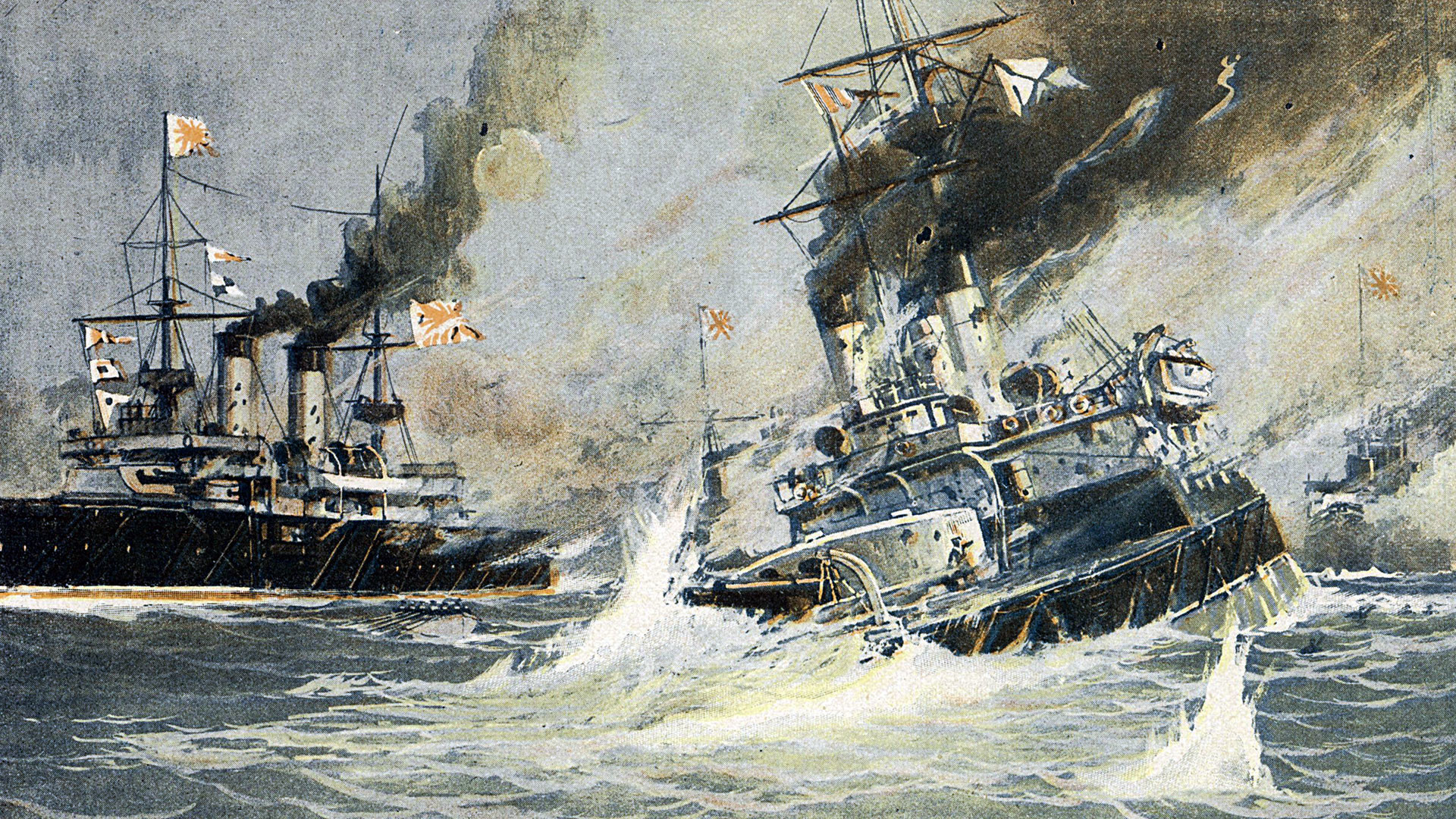 Grupo de Estudios de Historia MilitarBatallas navales – 1905 Tsushima (I)Post navigation