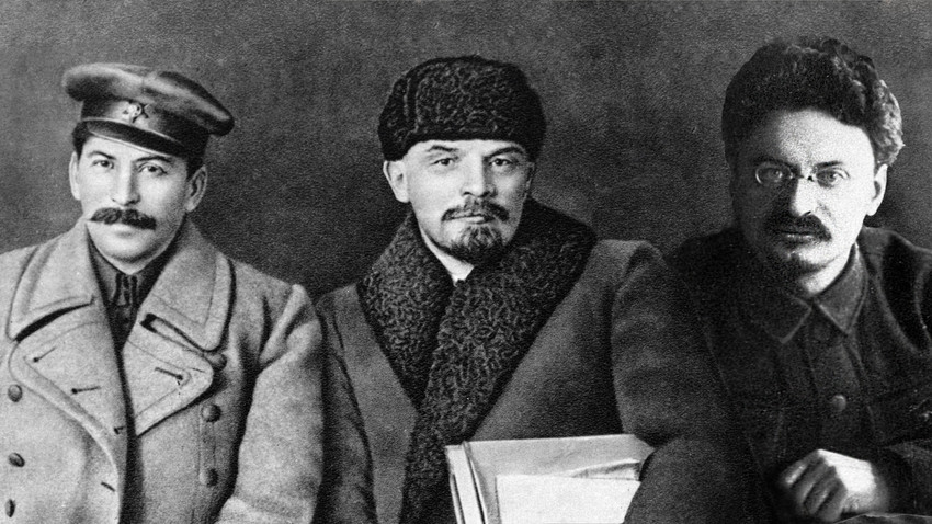 Die Gesichter Der Revolution Lenin Stalin Und Trotzki Russia Beyond DE
