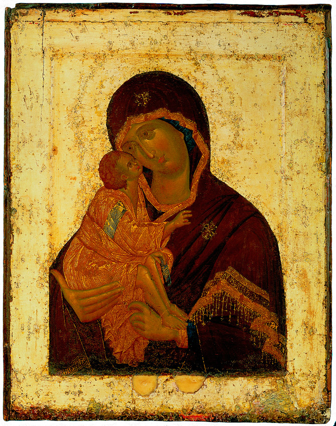 Madre de Dios Kazanskaya Salvador ortodoxa rusa milagroso icono díptico