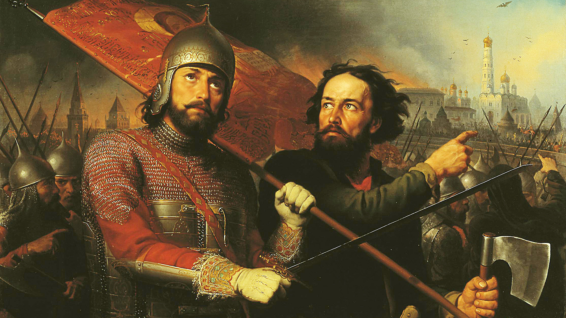 ‘Kuzma Minin and Dmitriy Pozharskiy’
