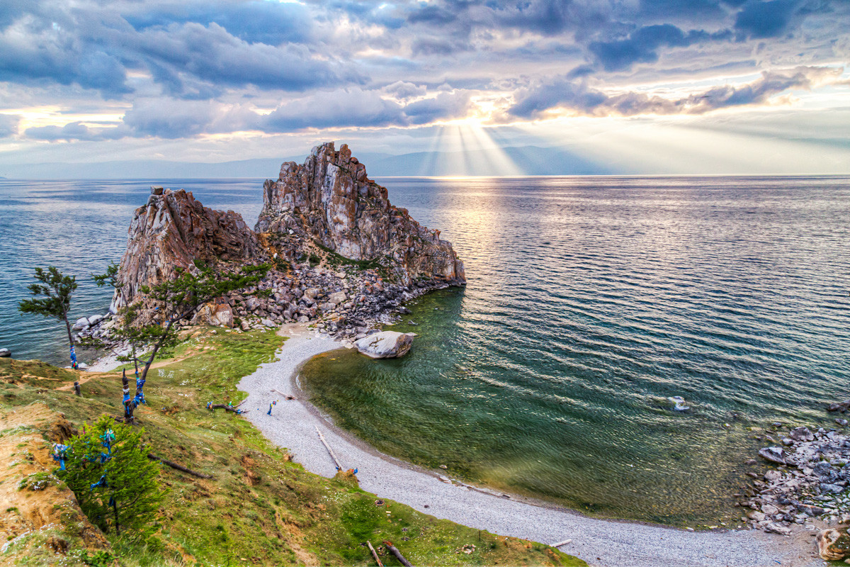 Фото озера байкал природа