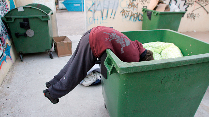 Essen aus der Mülltonne: Russen erzählen von ihrem Leben als „Freeganer