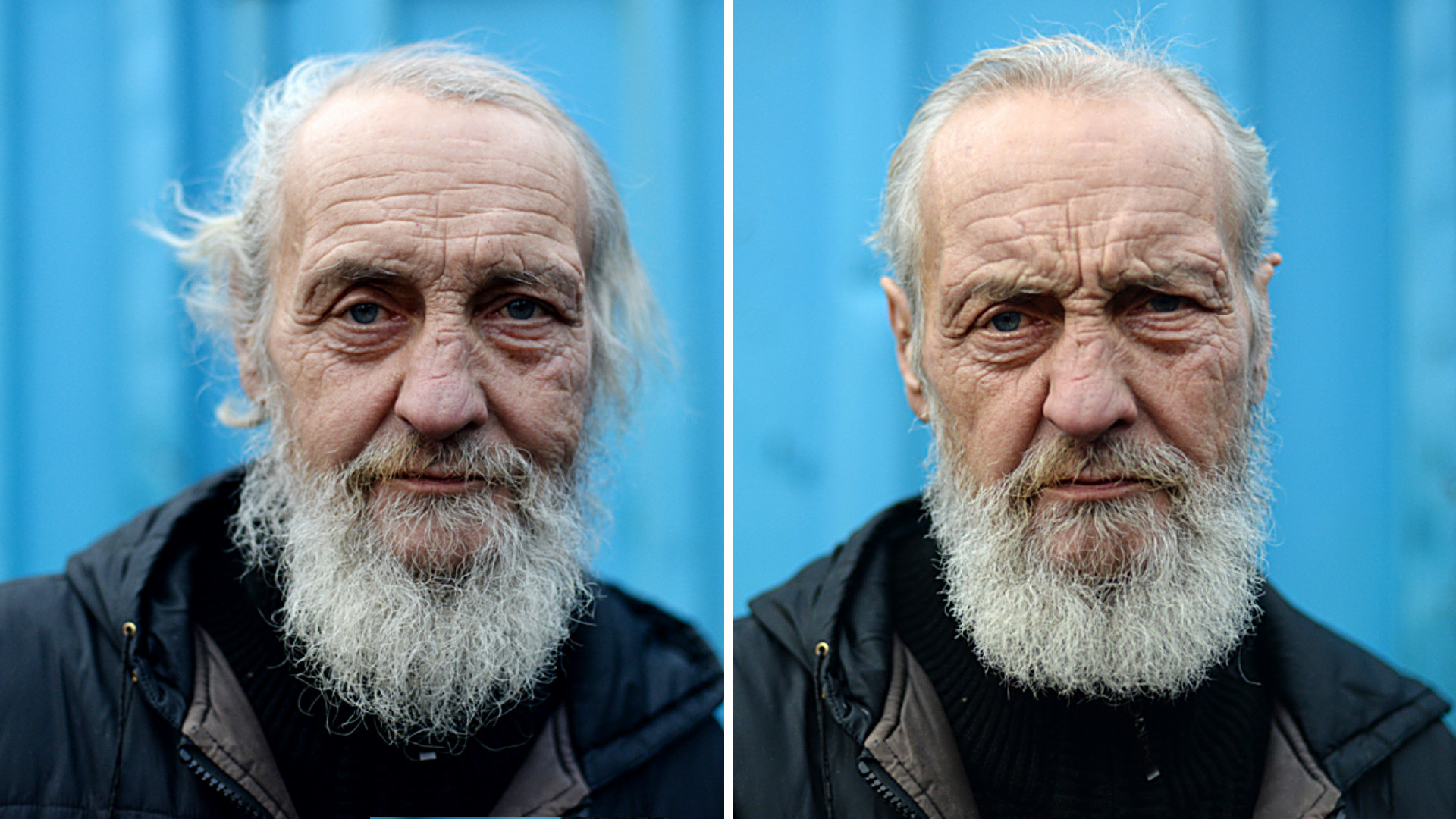 Before And After Stylish Haircuts For The Homeless Russia