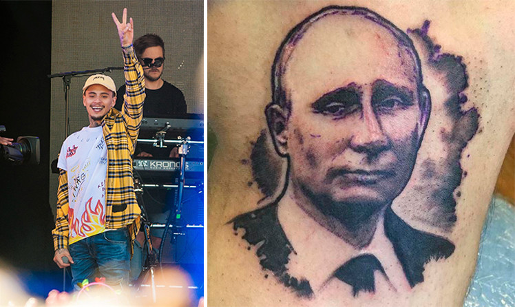 FOTO Kenapa Orang Orang Menato Wajah Putin di Tubuh 