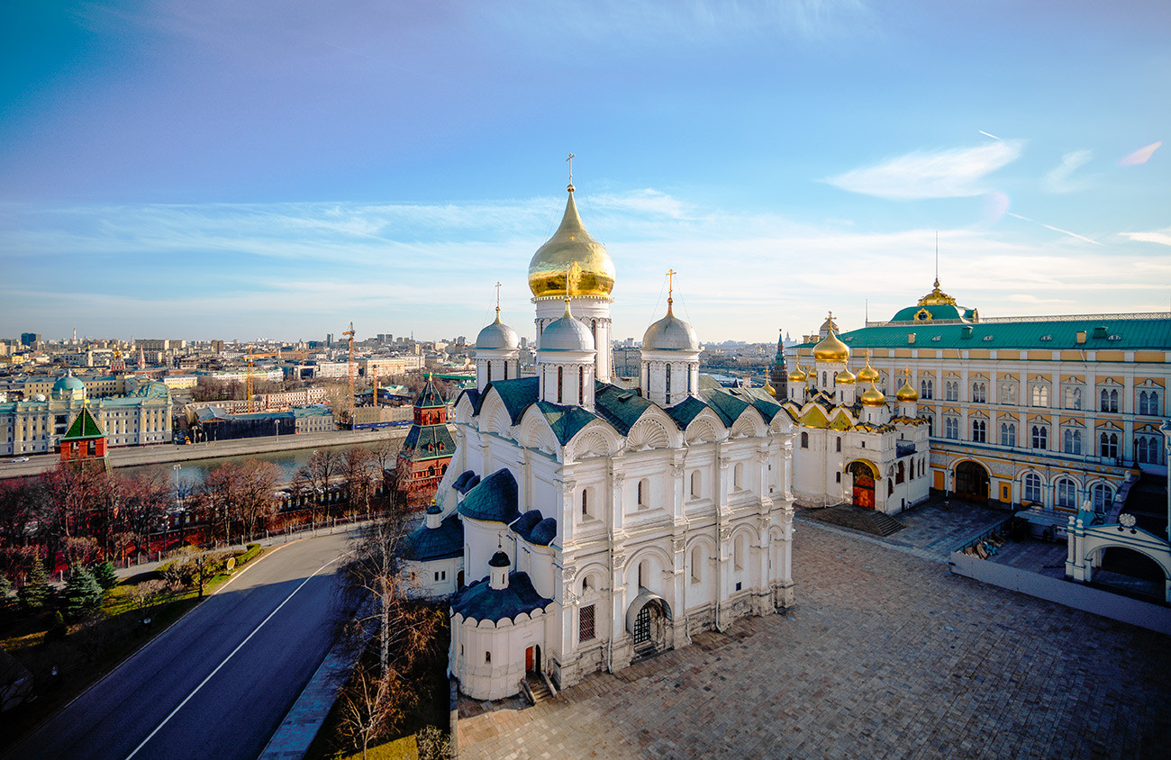 Вид с колокольни ивана великого в москве фото