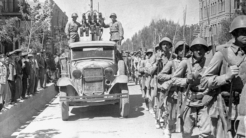 Why did Britain and the Soviet Union invade Iran with the