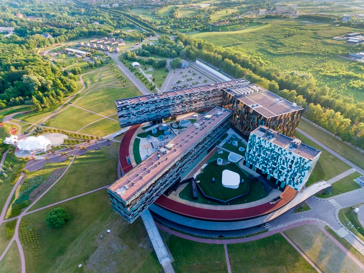 Cet étonnant édifice de la «Silicon Valley russe» ressemblant à une