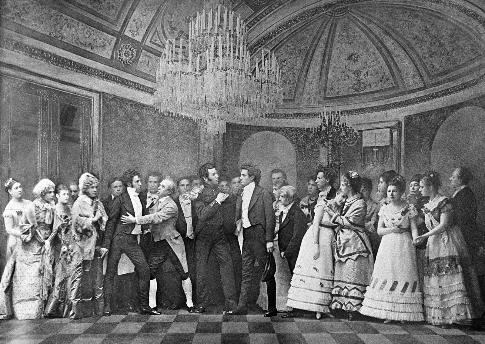 Studenti Moskovskog konzervatorija izvode scenu iz opere Petra Čajkovskog 