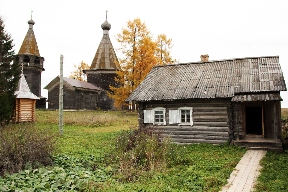 Фото деревни из окна