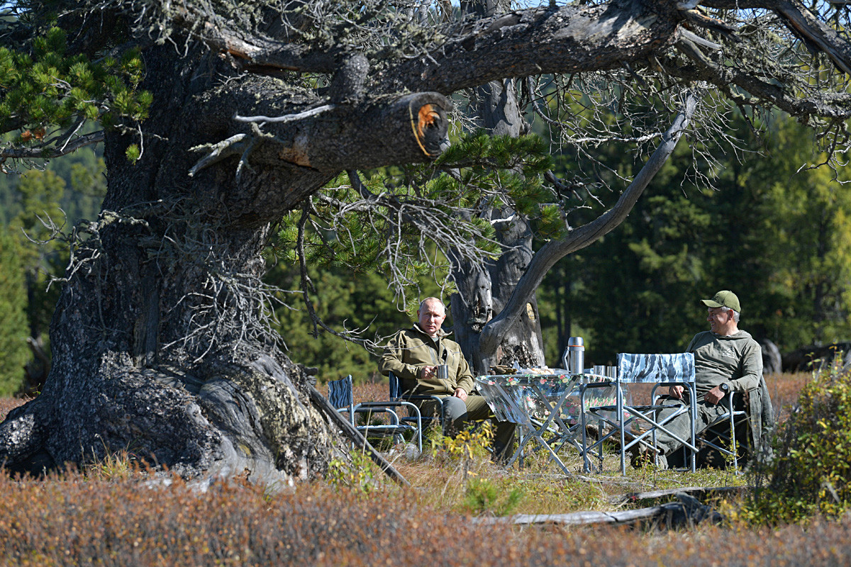 Vladimir Putin spends a weekend in the Siberian taiga