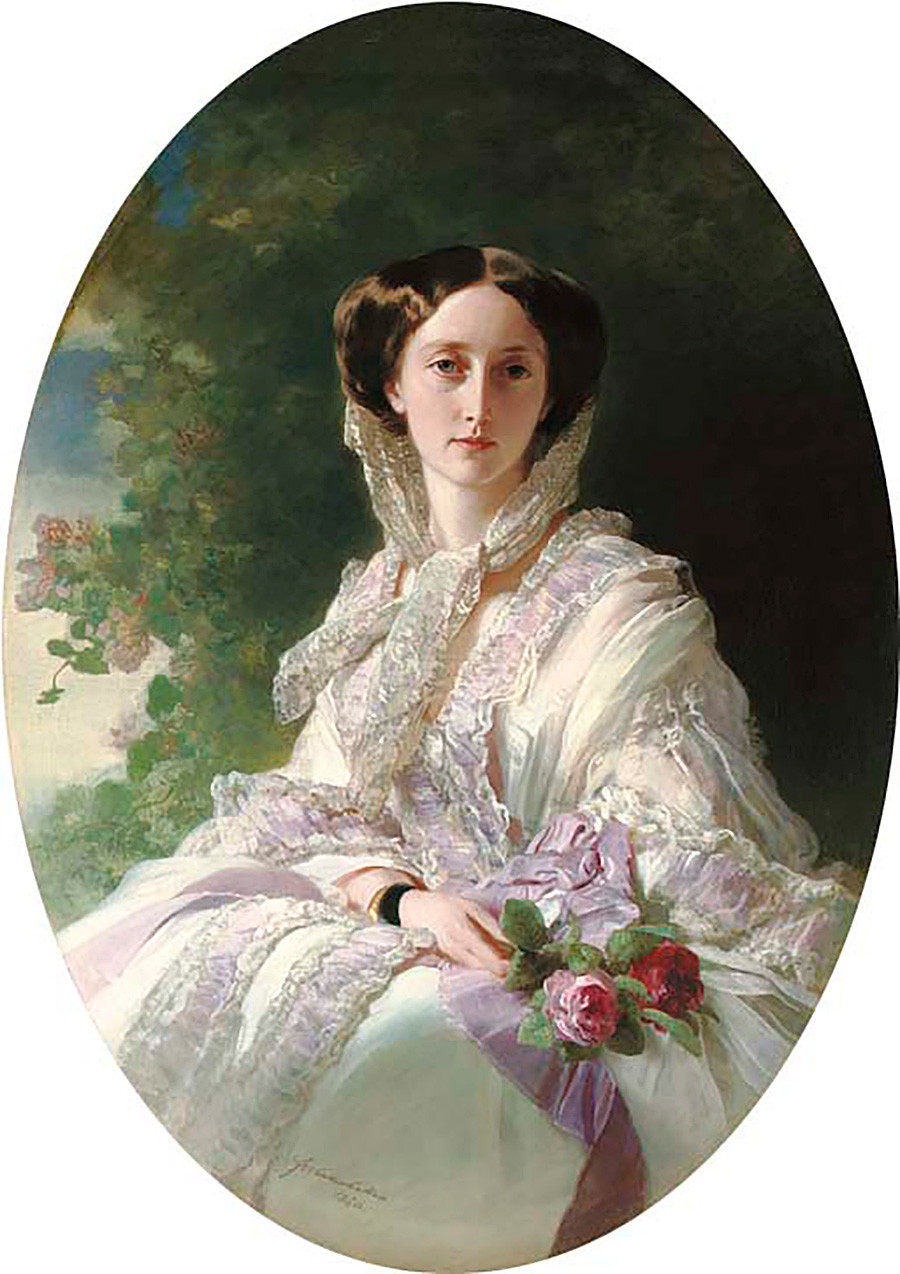Princesa Olga von Württemberg por Franz Xaver Winterhalter (1805-1873)