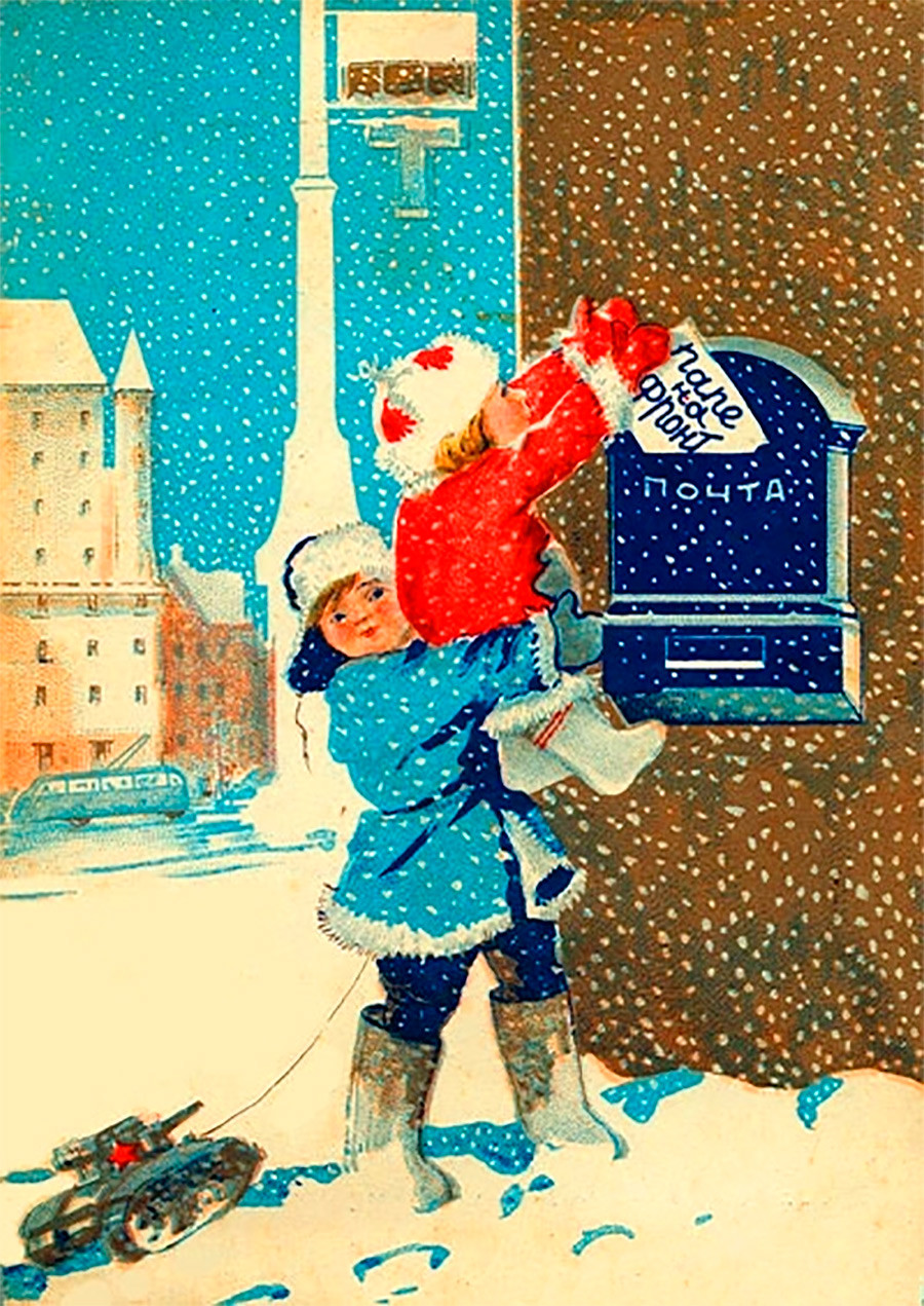 Neujahrswünsche an den Feind: Sowjetische Propaganda-Plakate aus dem