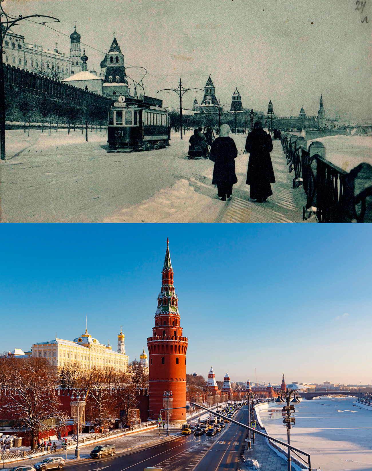 Avant et après à quoi ressemblait Moscou il y a cent ans et maintenant