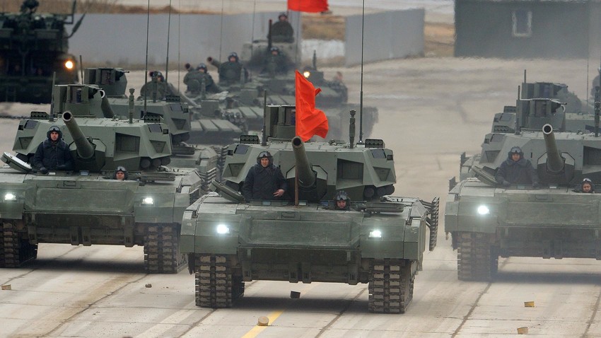 Russia Tests Its Latest T 14 Armata Tank In Syria Russia Beyond