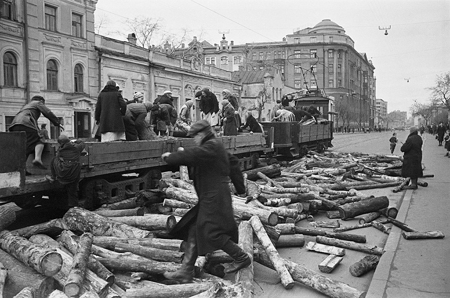 Москва во время вов фото