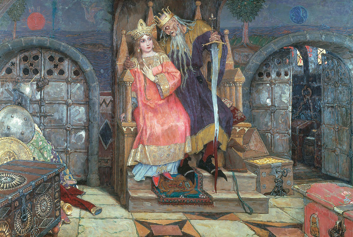 10 märchenhafte russische FolkloreMalereien von Wiktor Wasnezow