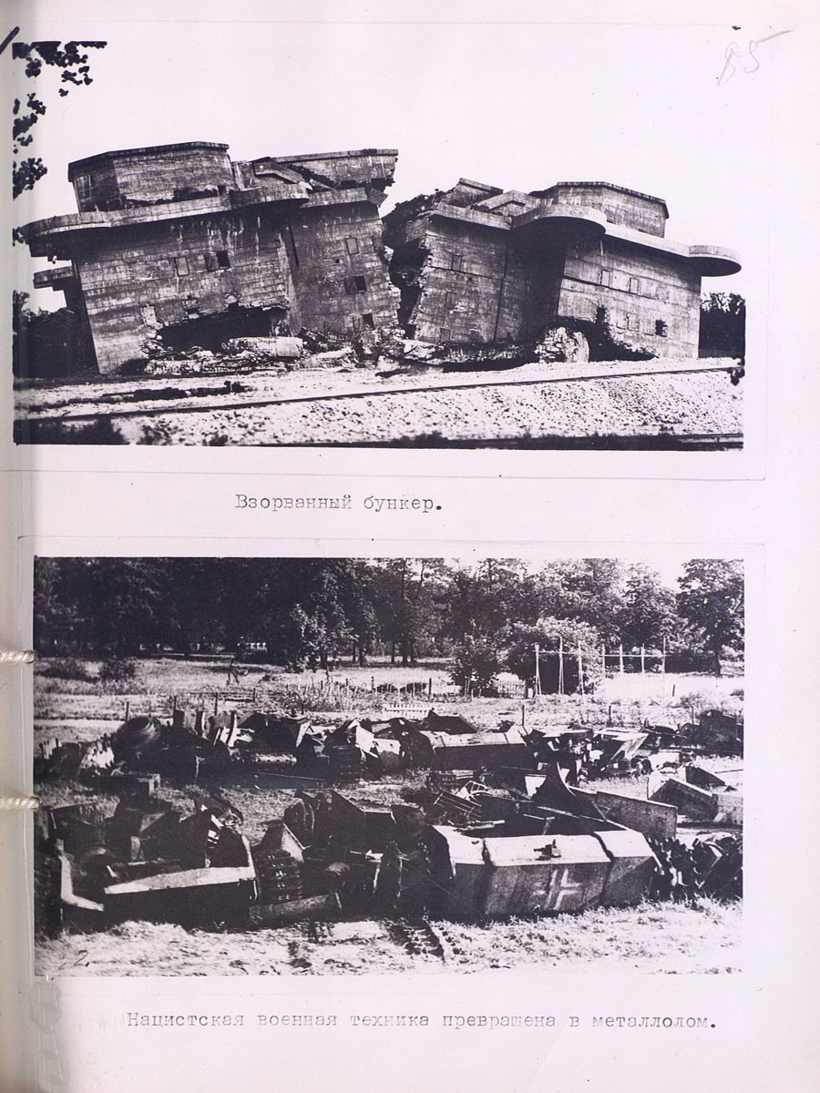 Bunker dinamitado.