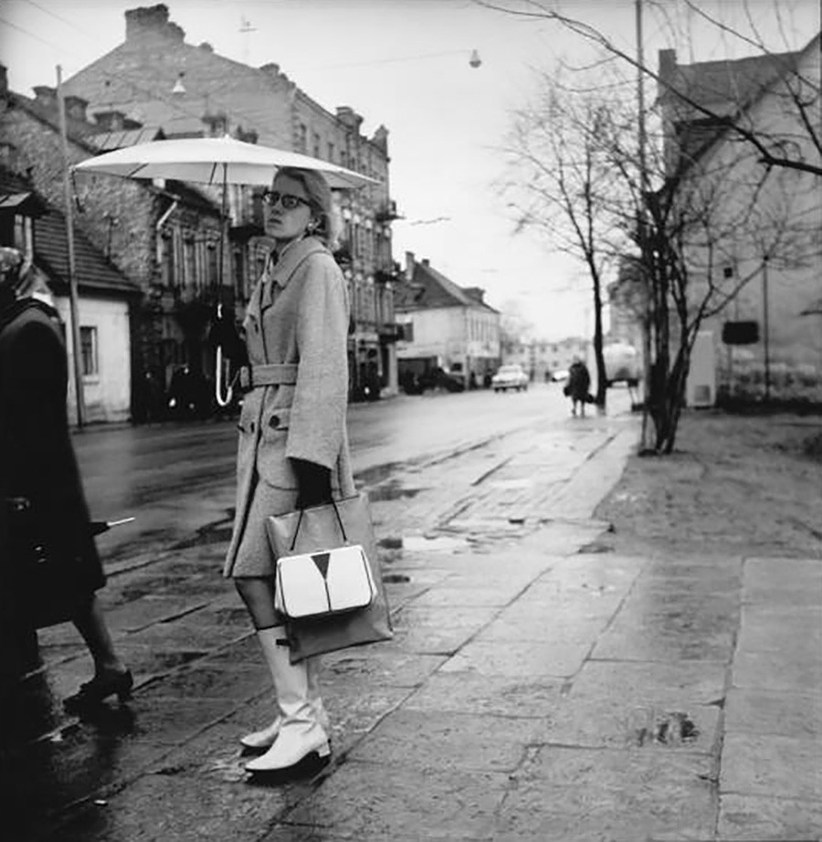 In the streets of Vilnius, 1967.