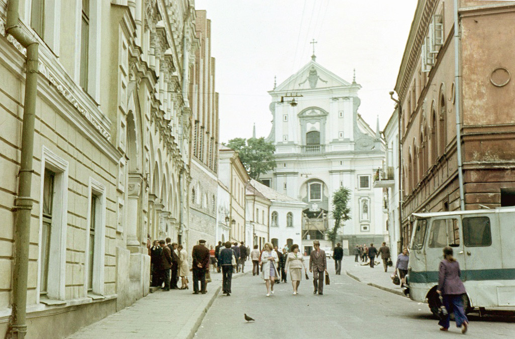 Church of St. Theresa in Vilnius, 1970s.