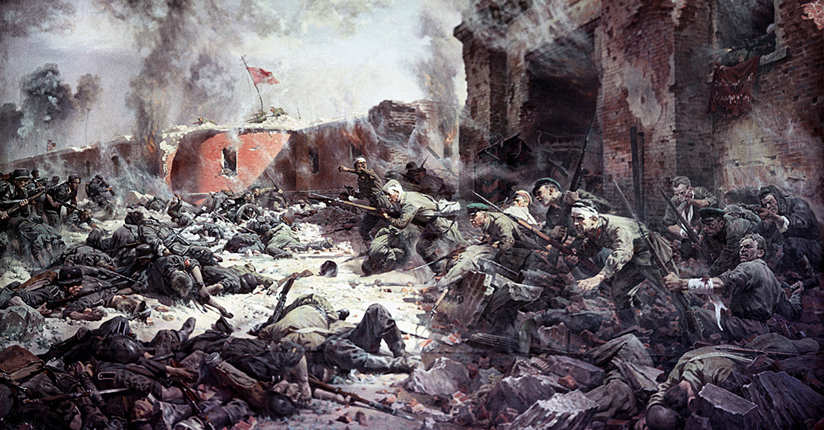 Deutscher Überfall auf Sowjetunion Schlacht um die Festung Brest (FOTO