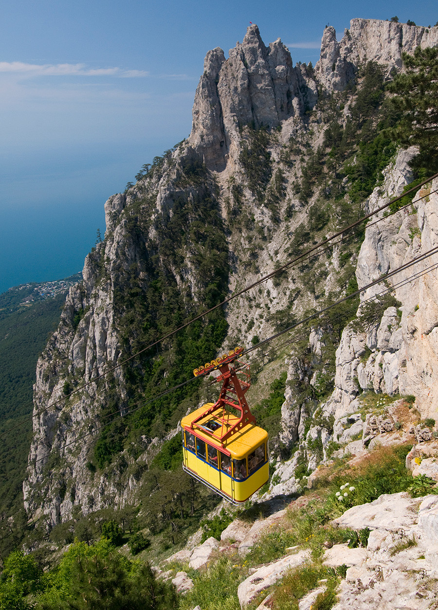 One of the longest unsupported cable cars in Europe