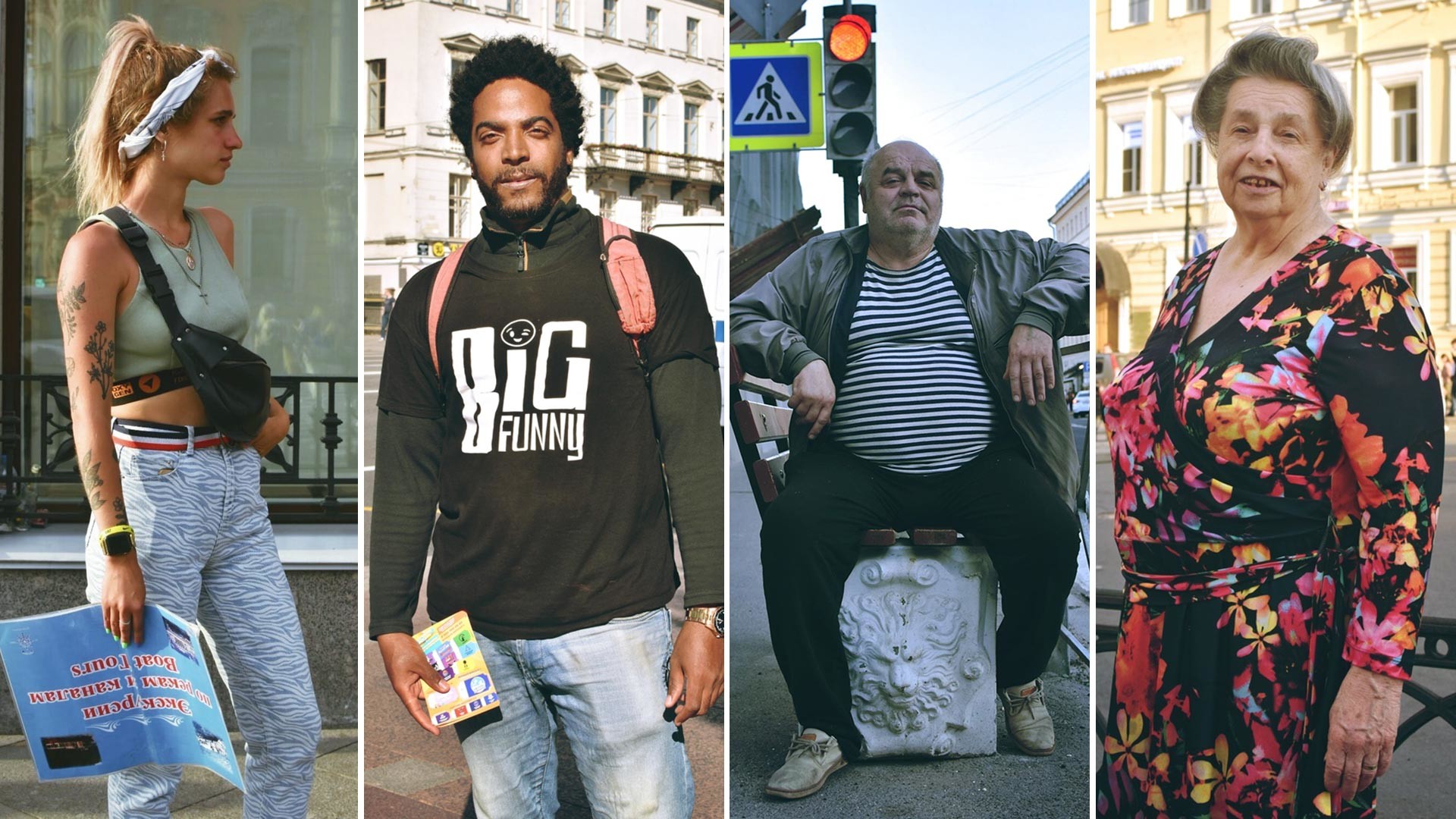 年夏 ペテルブルクで通りがかりの人と言葉を交わす 写真特集 ロシア ビヨンド