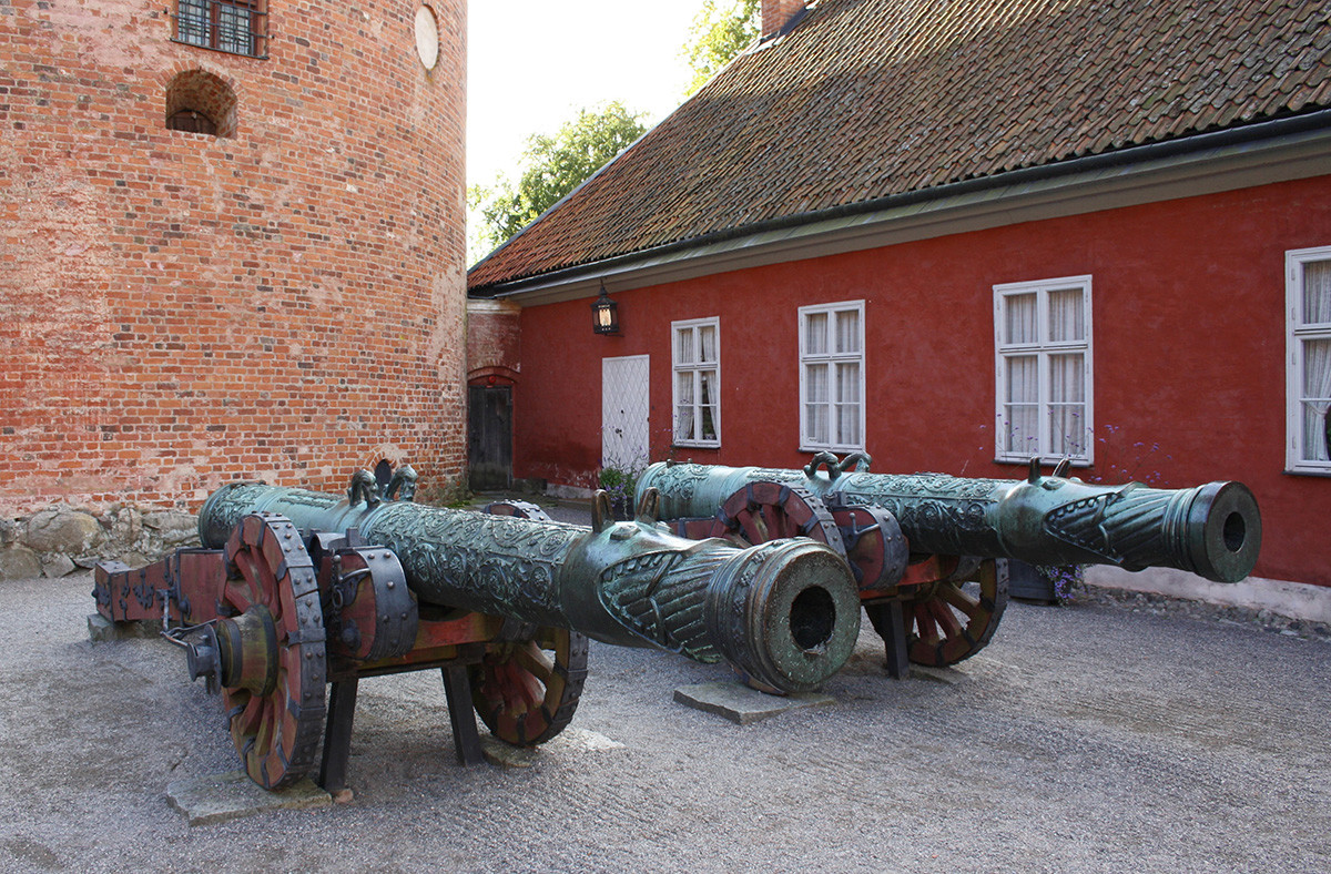 Arquebuse « Volk » du maître Andreï Tchokhov, Suède, Musée du château de Gripsholm