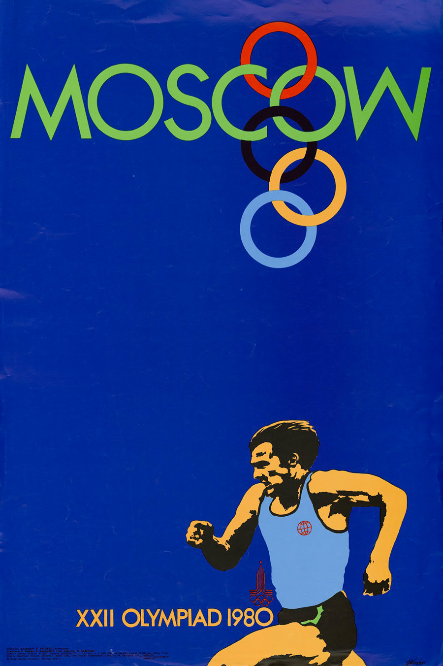 1980 Olympics Poster