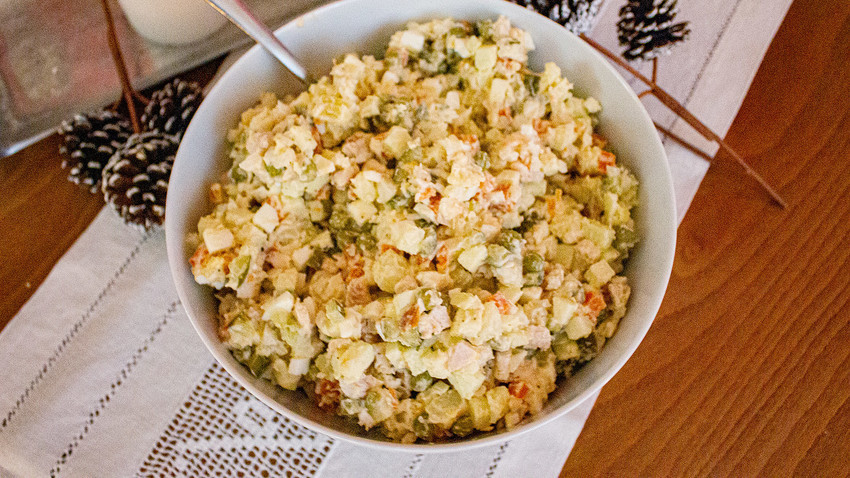 Olivier salad.