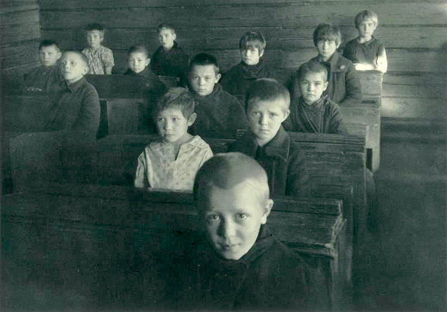 Une école de village

