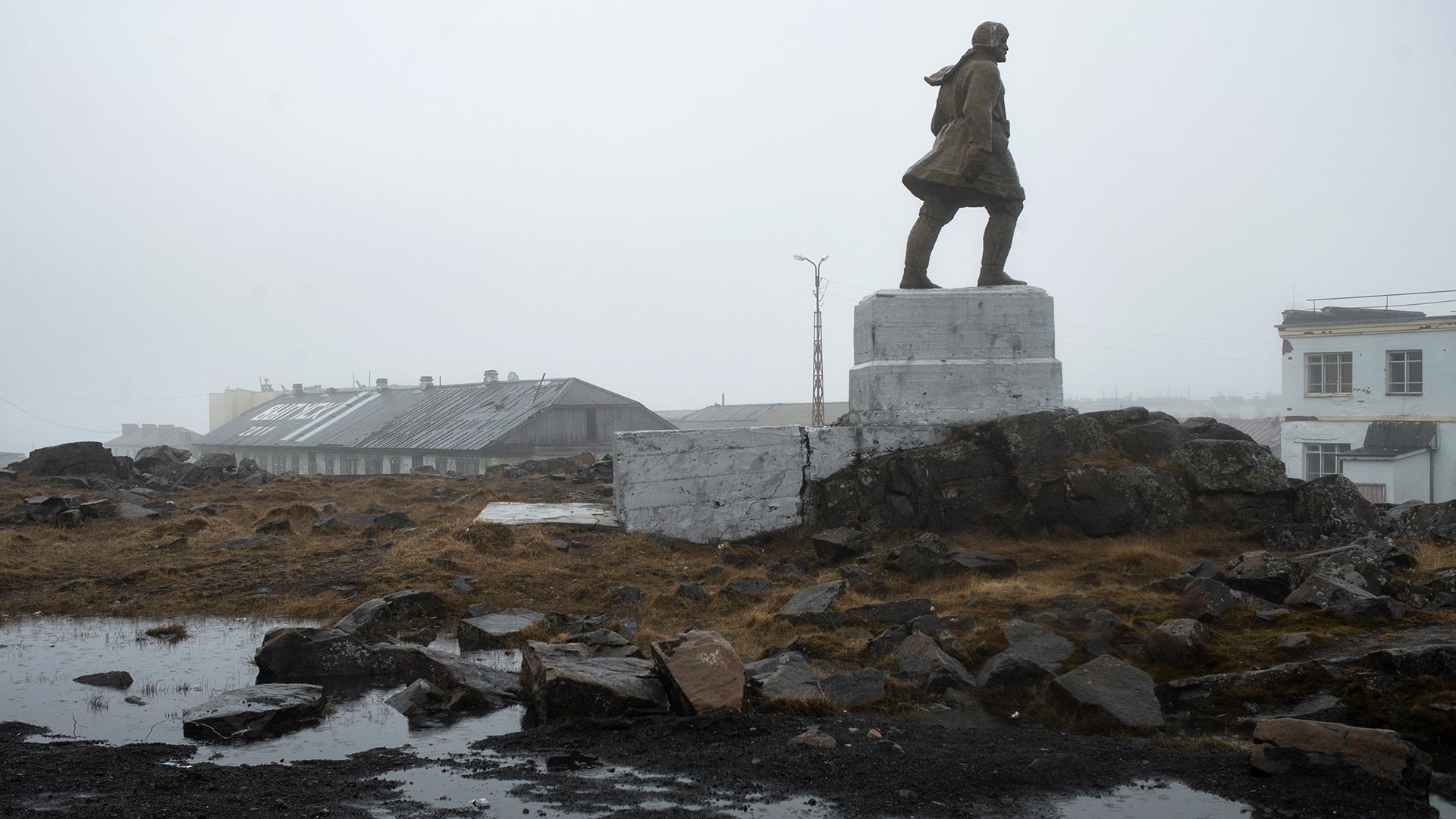 Арктичко насеље Диксон на обали Карског мора.