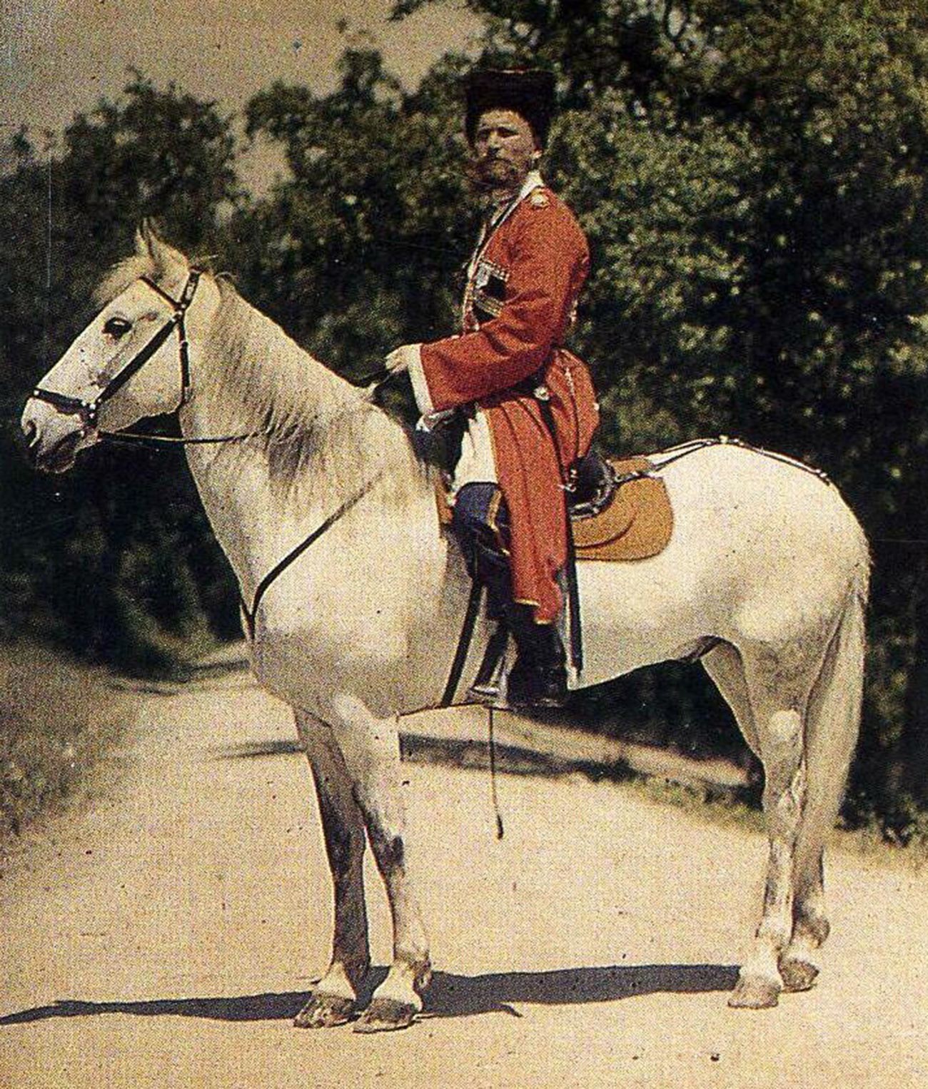 A Cossack from the Emperor's personal guard, 1910s